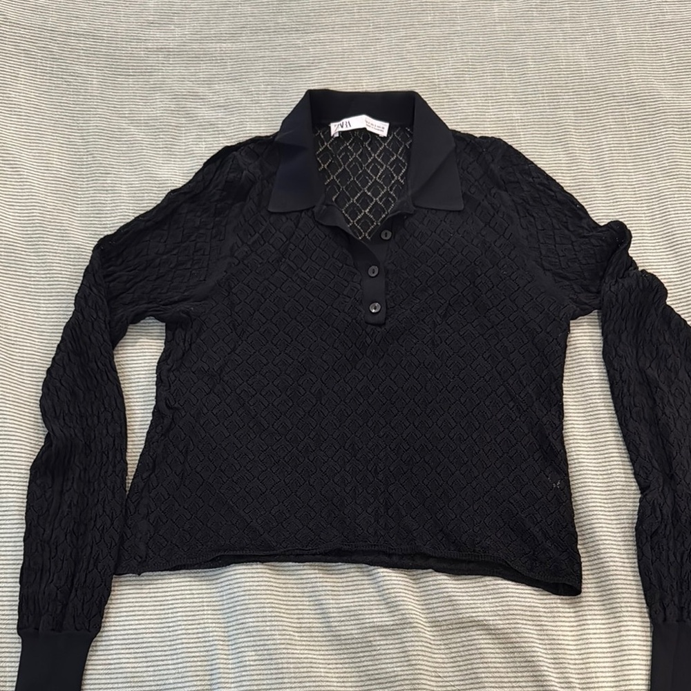 Elegant Black Knit Top